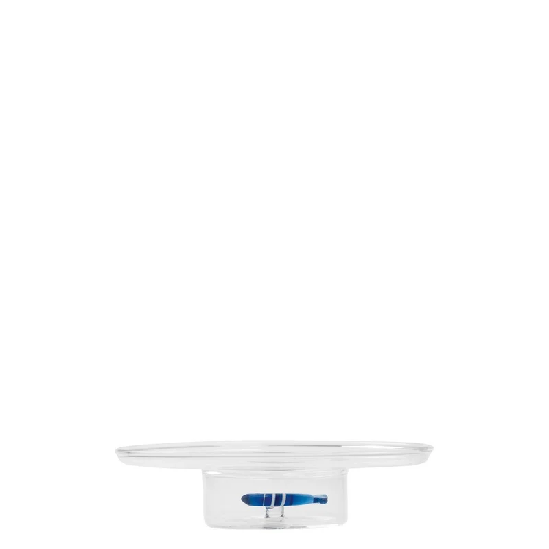 12 cm - Teca Tasting Alzatina Da Degustazione Fatta a Mano In Vetro Borosilicato