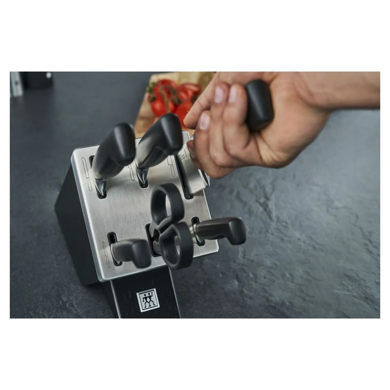 4 Stars Set Coltelli Con Ceppo In Frassino - Set 7 Pz