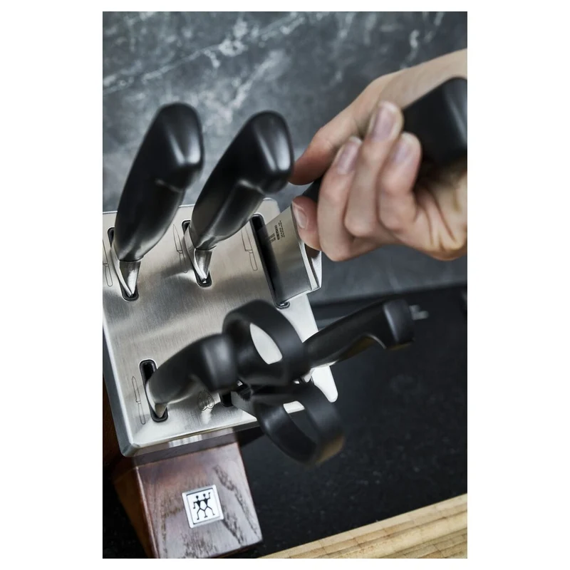 4 Stars Set Coltelli Con Ceppo In Frassino - Set 7 Pz