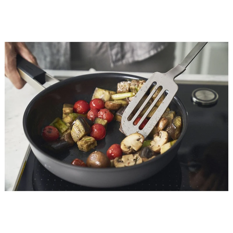 Pure Padella Alta Antiaderente In Acciaio Inox 18/10