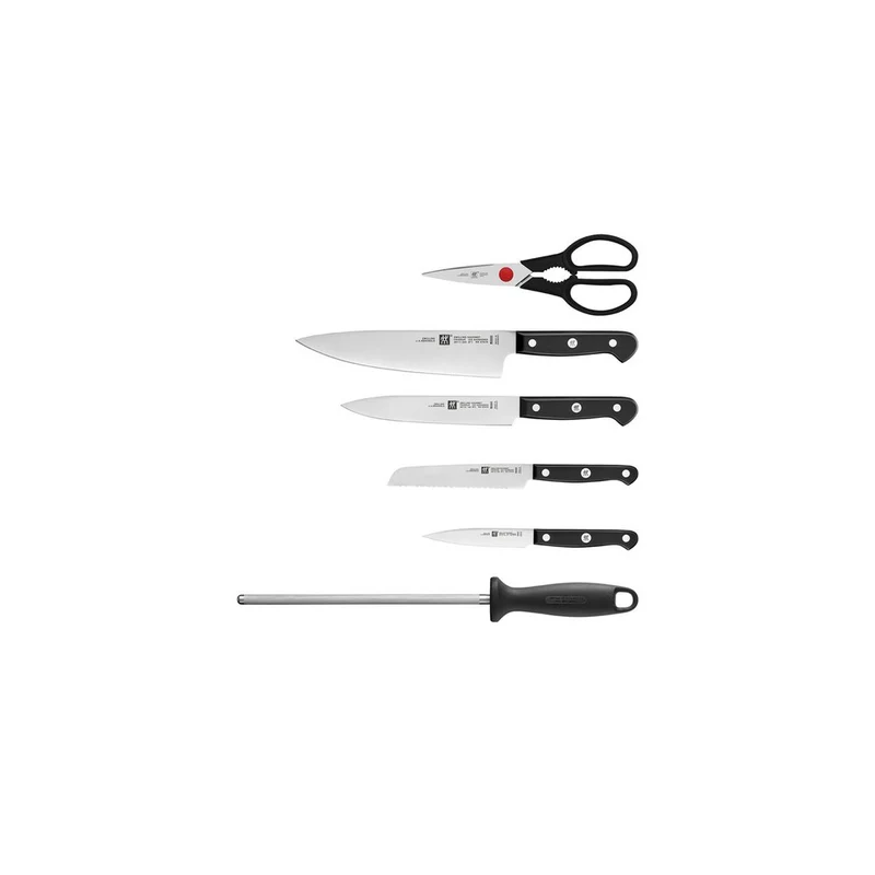Gourmet Set Coltelli Con Ceppo In Bambù - Set 7 Pz