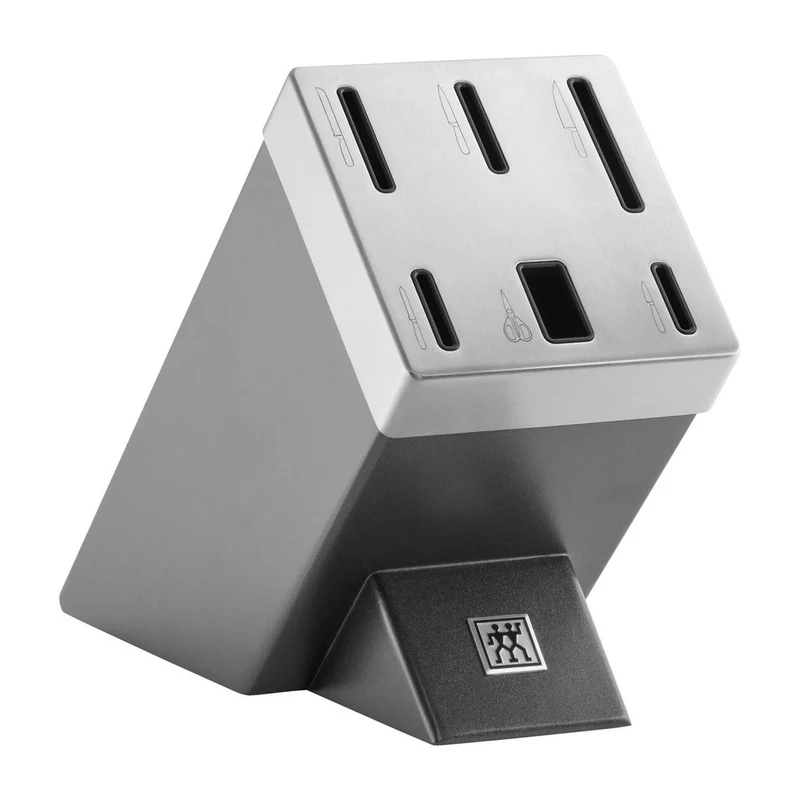 Gourmet Set Coltelli Con Ceppo In Acciaio Inox - Set 7 Pz
