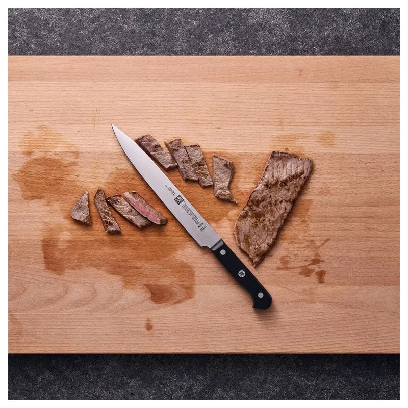 Gourmet Coltello Carne Liscio In Acciaio Inox