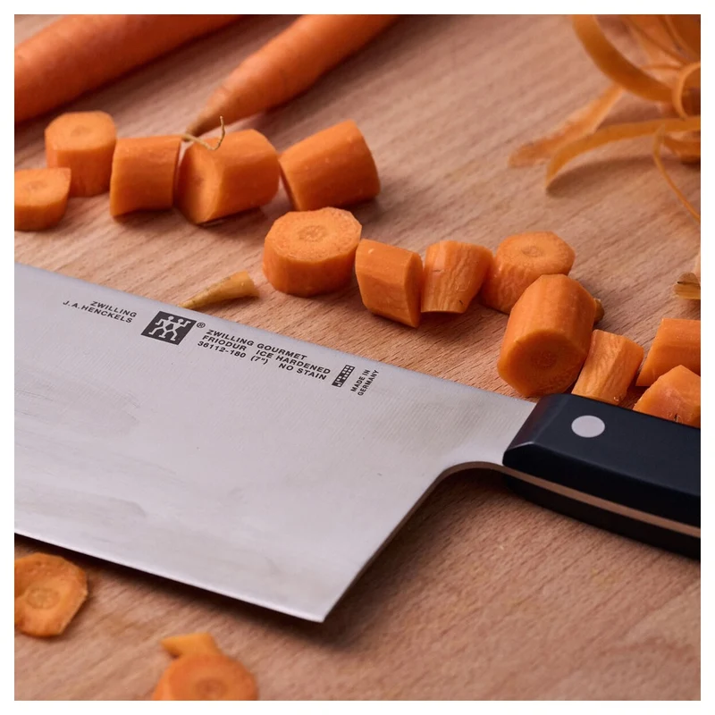 18 cm - Gourmet Mannaia Liscia In Acciaio Inox