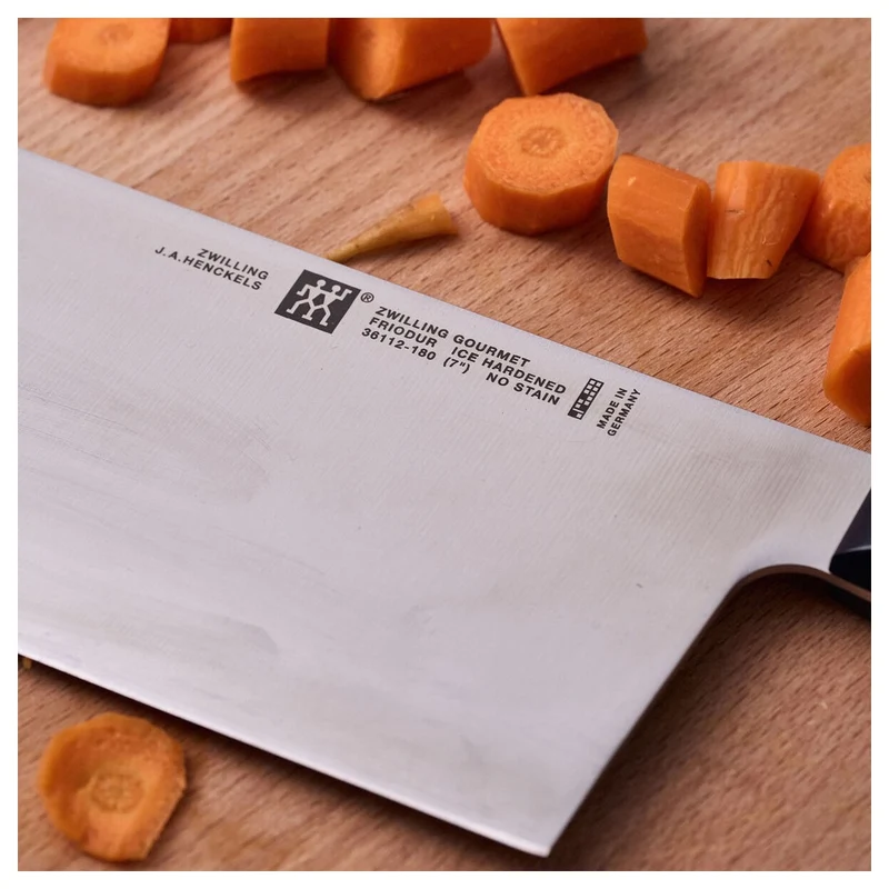 18 cm - Gourmet Mannaia Liscia In Acciaio Inox