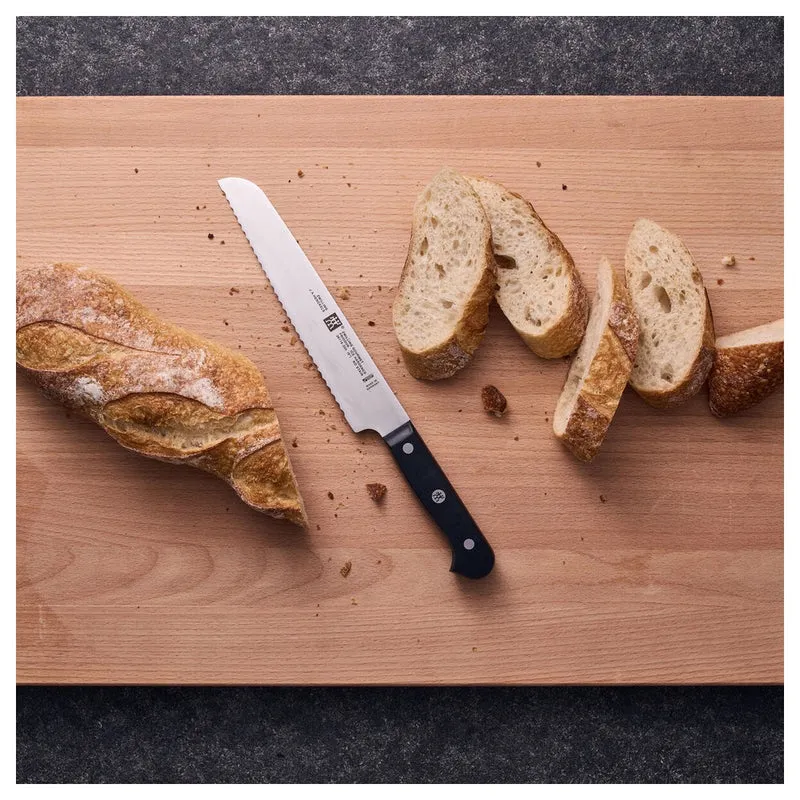 20 cm - Gourmet Coltello Pane Seghettato In Acciaio Inox