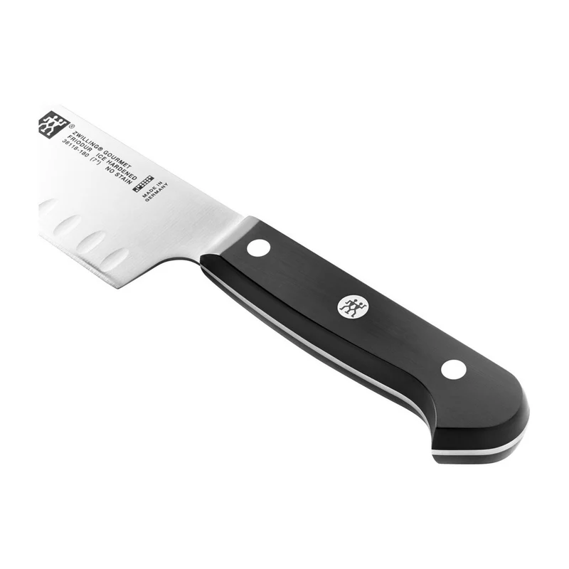 18 cm - Gourmet Coltello Santoku Alveolato In Acciaio Inox