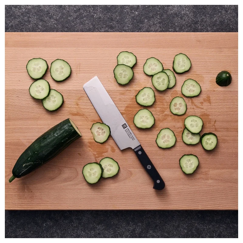 17 cm - Gourmet Coltello Nakiri In Acciaio Inox