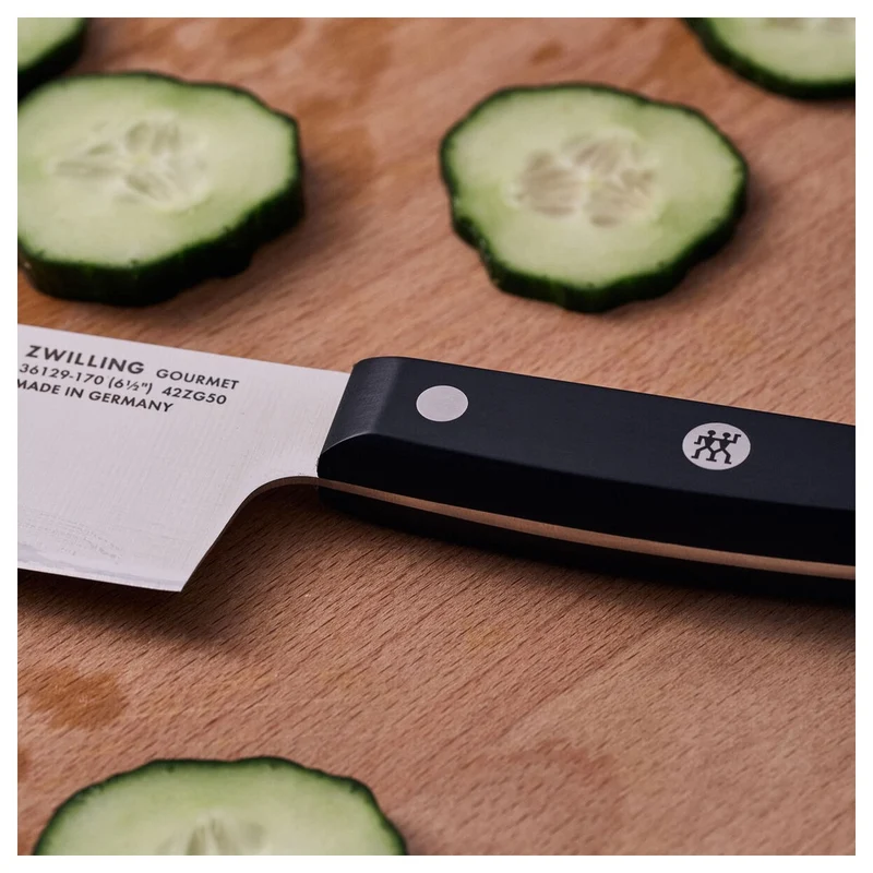 17 cm - Gourmet Coltello Nakiri In Acciaio Inox