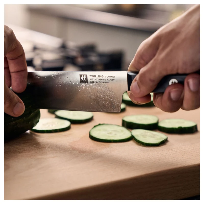 17 cm - Gourmet Coltello Nakiri In Acciaio Inox