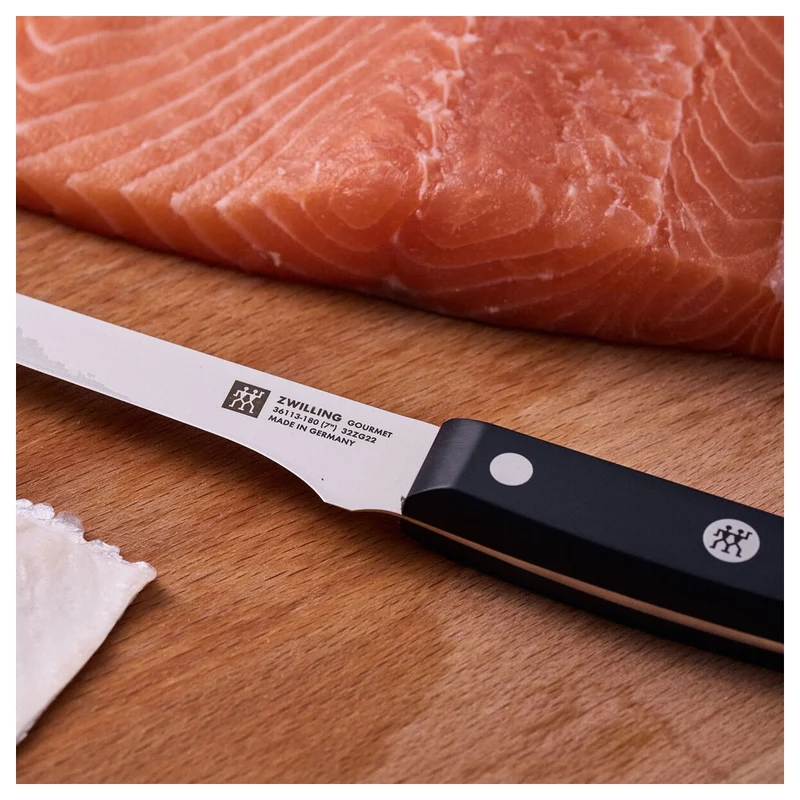 18 cm - Gourmet Coltello Filettante Liscio In Acciaio Inox