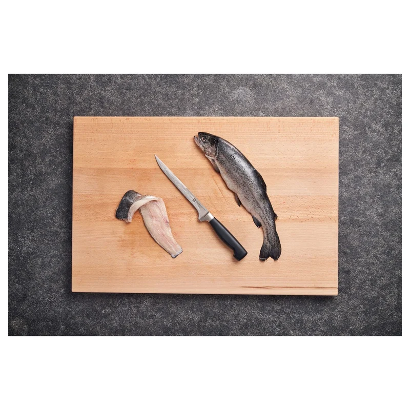 18 cm - Gourmet Coltello Filettante Liscio In Acciaio Inox