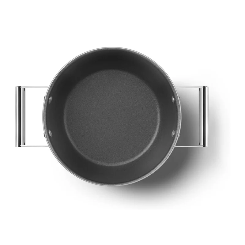 Cookware 50's Style Casseruola Alta Antiaderente Con Coperchio In Alluminio