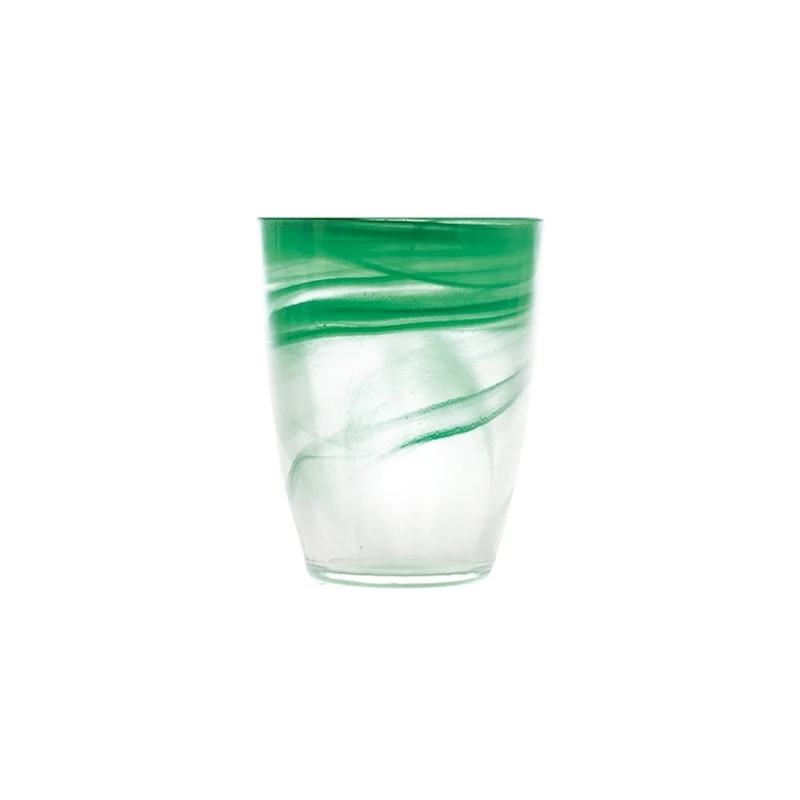 35 cl - Alabastro Bicchiere Acqua In Vetro - Set 9 Pz