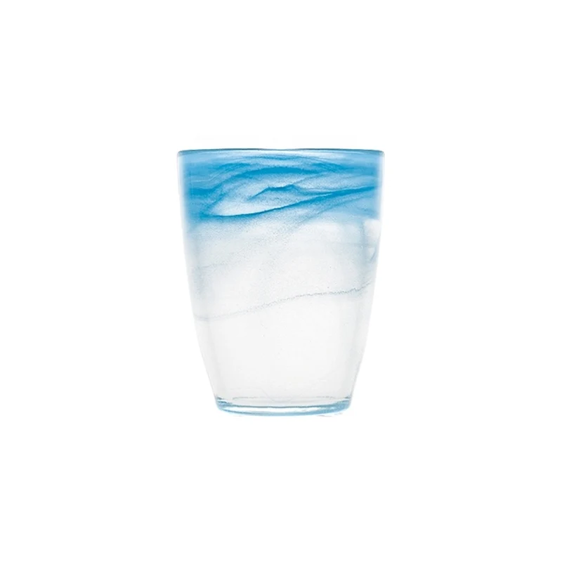 35 cl - Alabastro Bicchiere Acqua In Vetro - Set 9 Pz