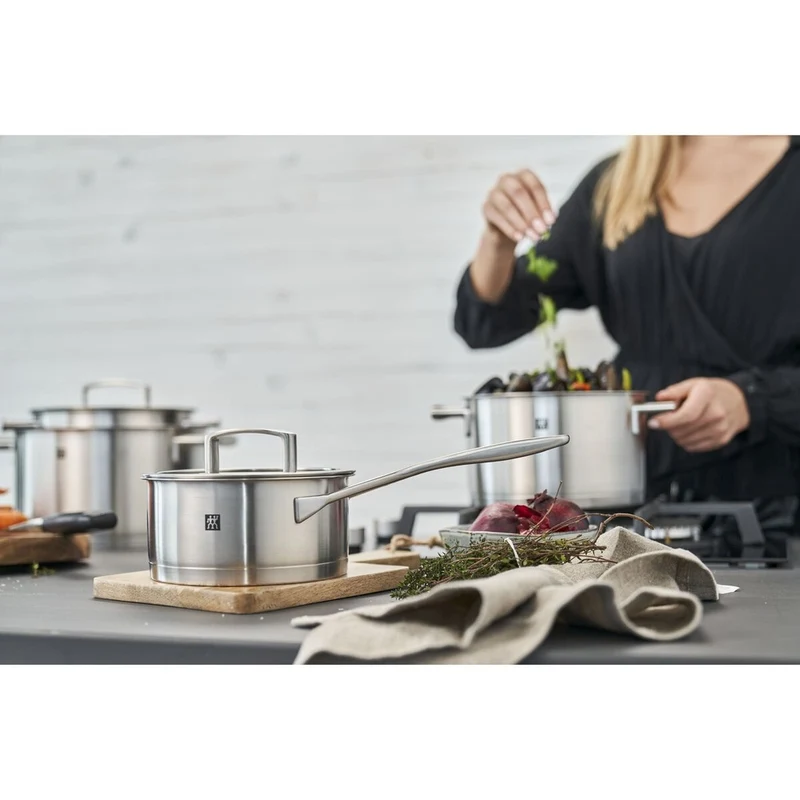 Vitality Batteria Pentole In Acciaio Inox 18/10 - Set 5 Pz