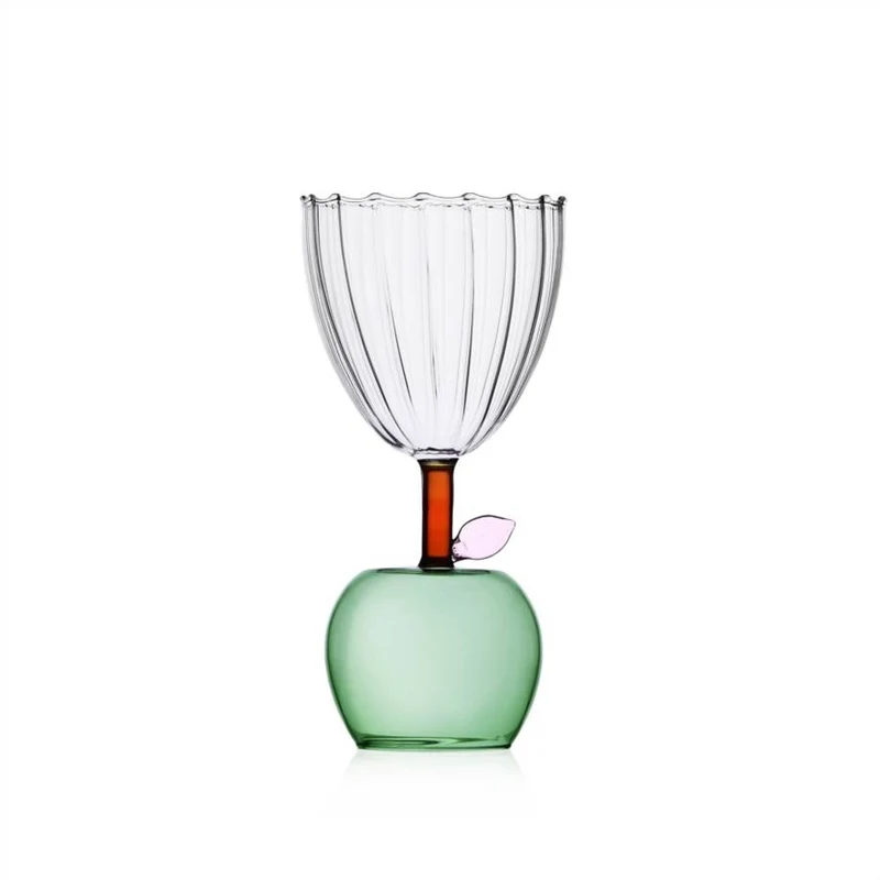30 cl - Fruits And Flowers Calice Multiuso In Vetro Borosilicato