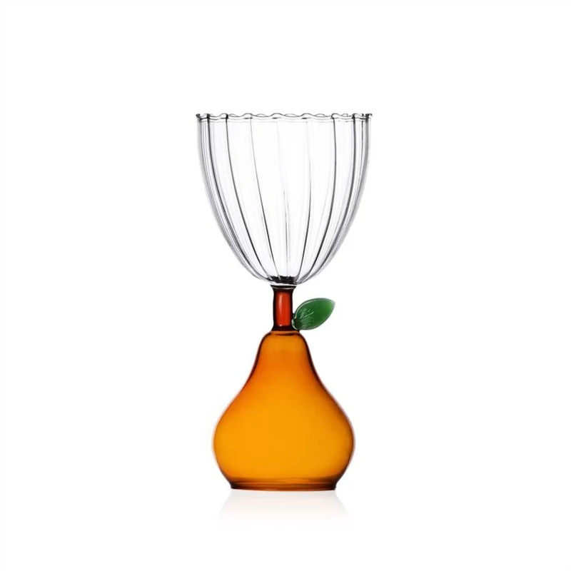 30 cl - Fruits And Flowers Calice Multiuso In Vetro Borosilicato