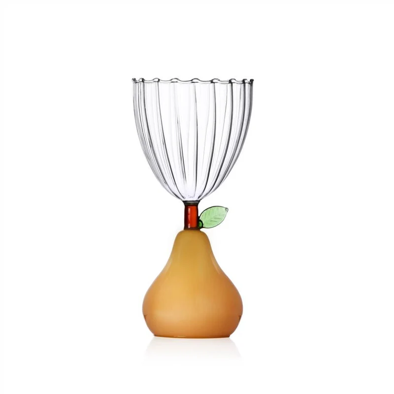 30 cl - Fruits And Flowers Calice Multiuso In Vetro Borosilicato