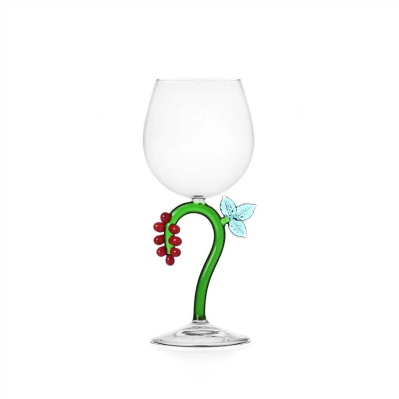 35 cl - Fruits And Flowers Calice Multiuso In Vetro Borosilicato