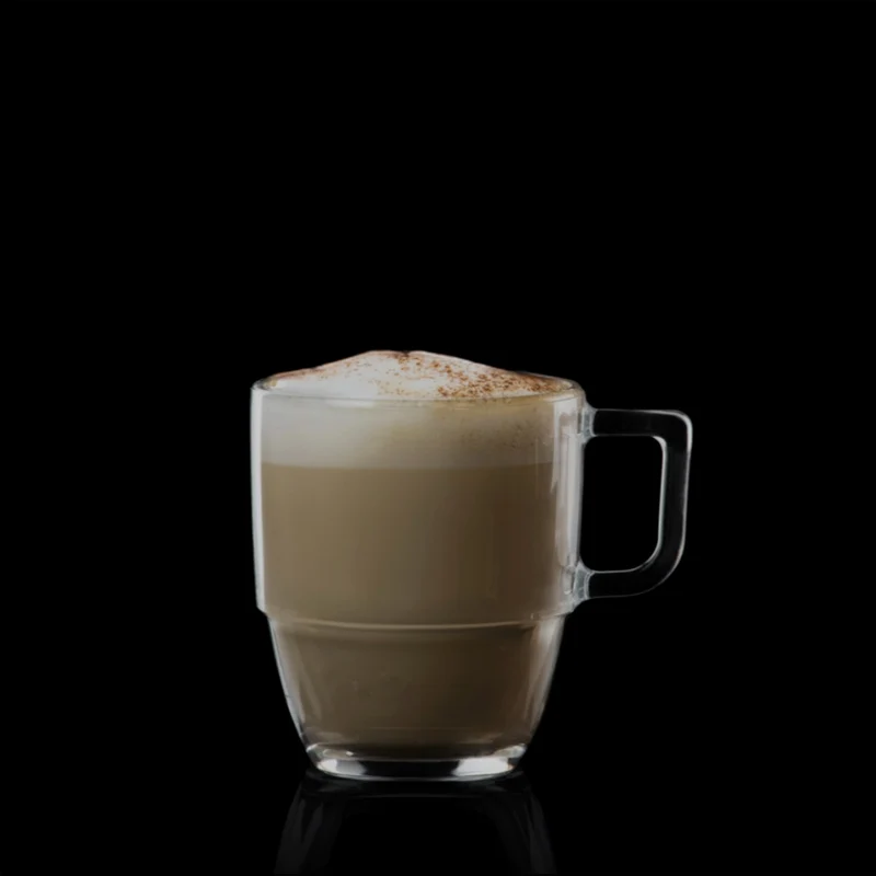 35 cl - Caffè Americano Tazza Cappuccino In Vetro - Set 6 Pz