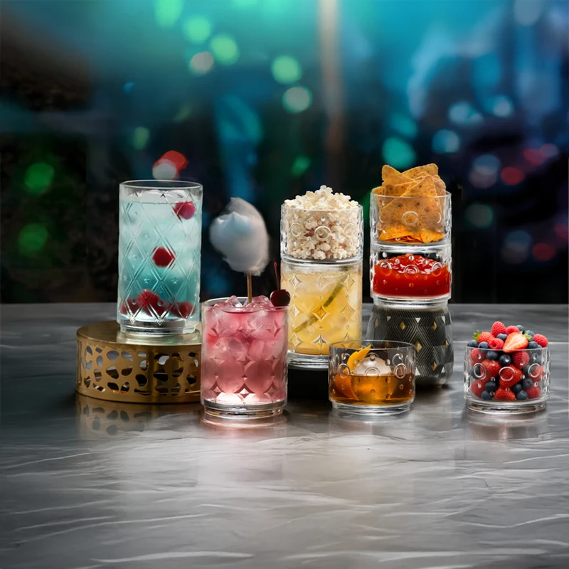 43 cl - Circus Bicchiere Cocktail Highball In Vetro - Set 6 Pz