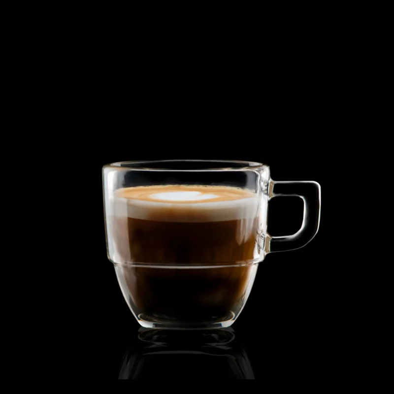 12 cl - Caffè Moka Tazzina Caffè In Vetro - Set 6 Pz