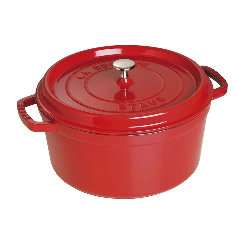 28 cm - Cocotte Casseruola Rotonda In Ghisa Smaltata
