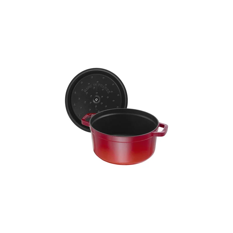 28 cm - Cocotte Casseruola Rotonda In Ghisa Smaltata