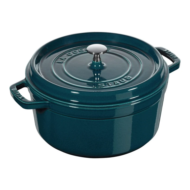28 cm - Cocotte Casseruola Rotonda In Ghisa Smaltata