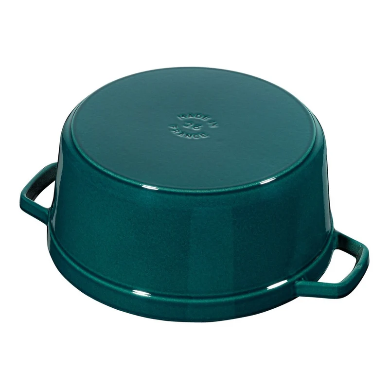 28 cm - Cocotte Casseruola Rotonda In Ghisa Smaltata