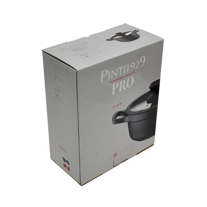 Pro Casseruola Bassa Con Coperchio In Alluminio Antiaderente