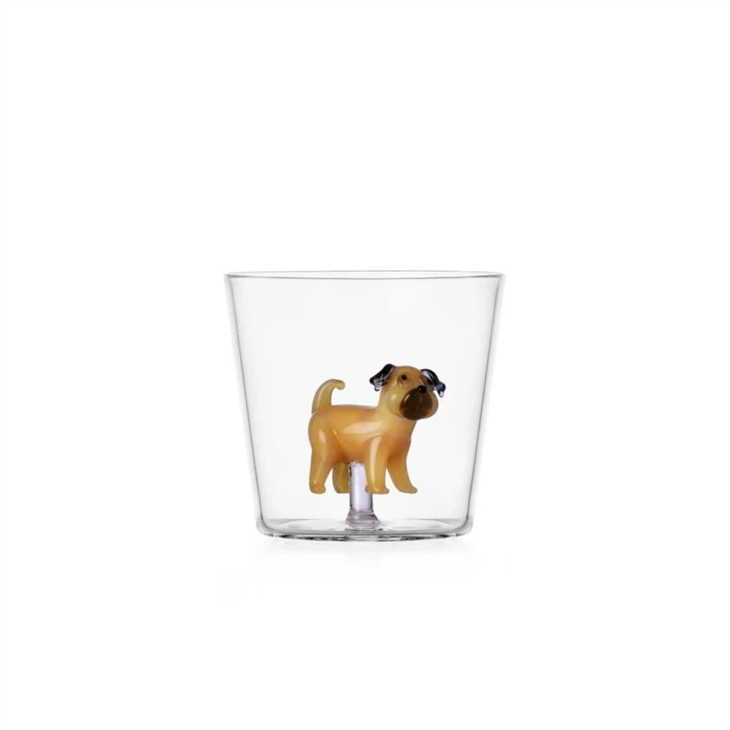 30 cl - Dogs Bicchiere Acqua Tumbler In Vetro Borosilicato