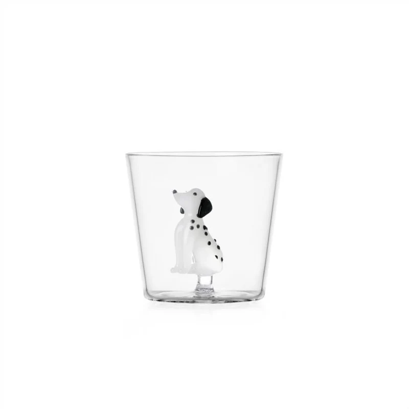 30 cl - Dogs Bicchiere Acqua Tumbler In Vetro Borosilicato