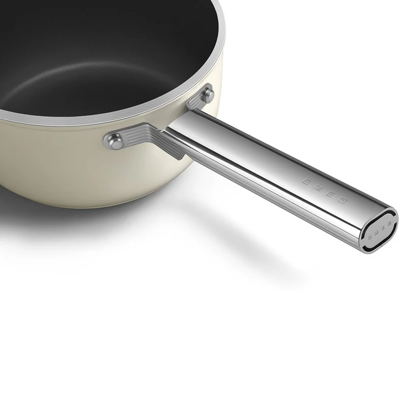 20 cm - Cookware Casseruola Alta Con Manico Antiaderente Ceramico In Alluminio Con Coperchio
