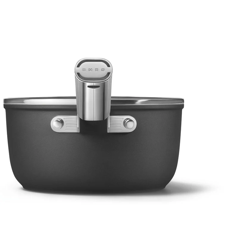 20 cm - Cookware Casseruola Alta Con Manico Antiaderente Ceramico In Alluminio Con Coperchio