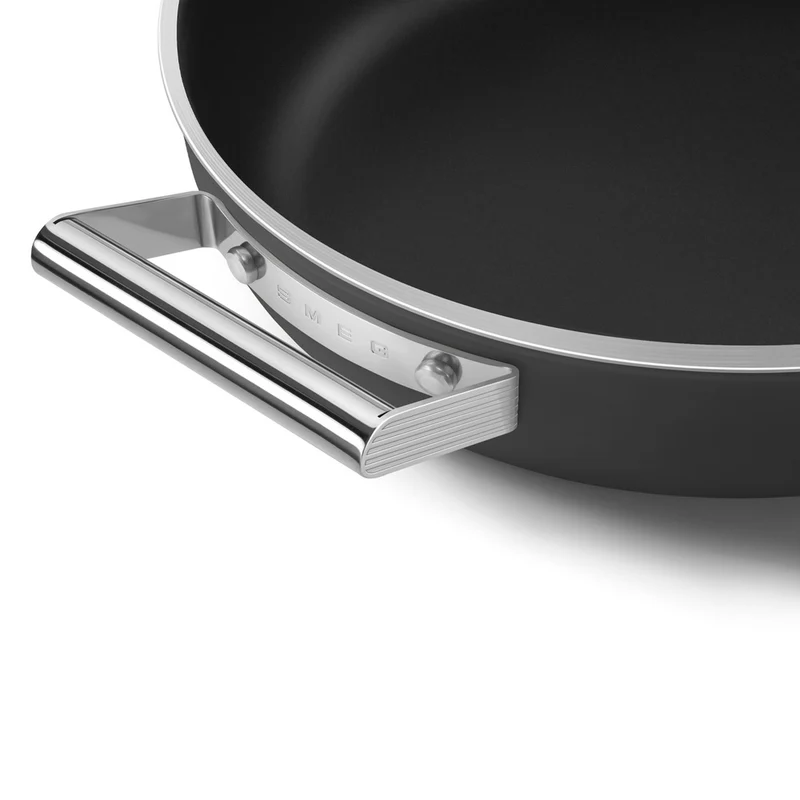 28 cm - Cookware Tegame Basso Antiaderente Ceramico In Alluminio Con Coperchio