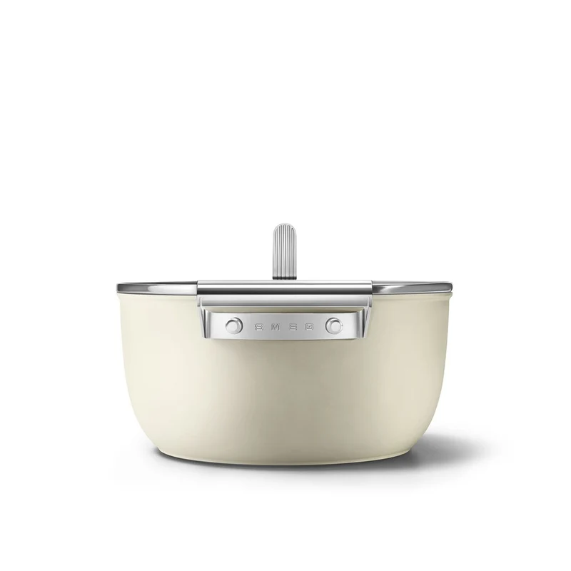 24 cm - Cookware Casseruola Alta Antiaderente Ceramico In Alluminio Con Coperchio