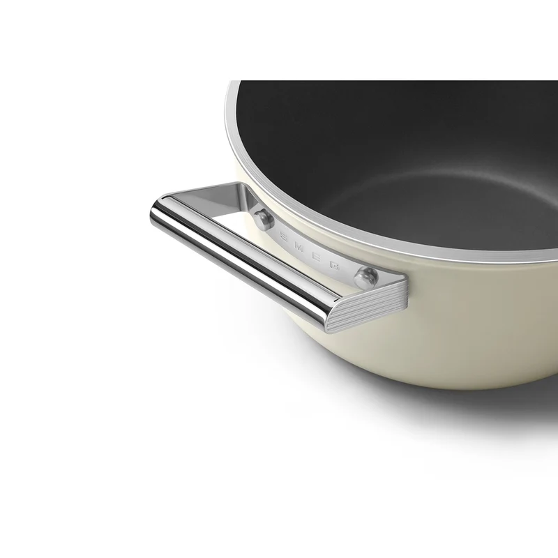24 cm - Cookware Casseruola Alta Antiaderente Ceramico In Alluminio Con Coperchio