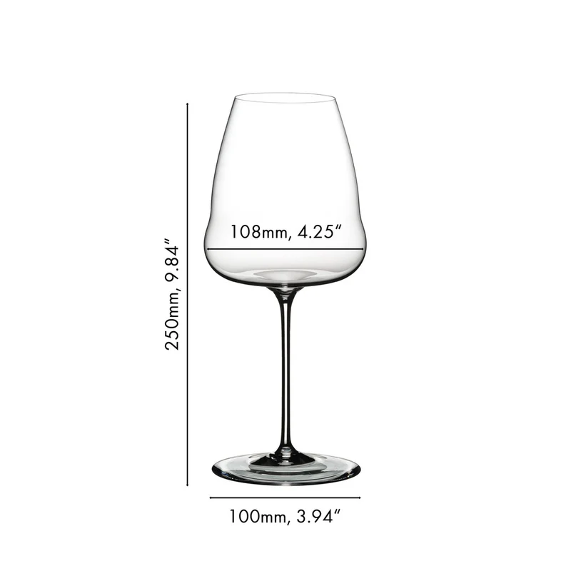 74.2 cl - Winewings Calice Degustazione Champagne In Vetro - Set 2 Pz