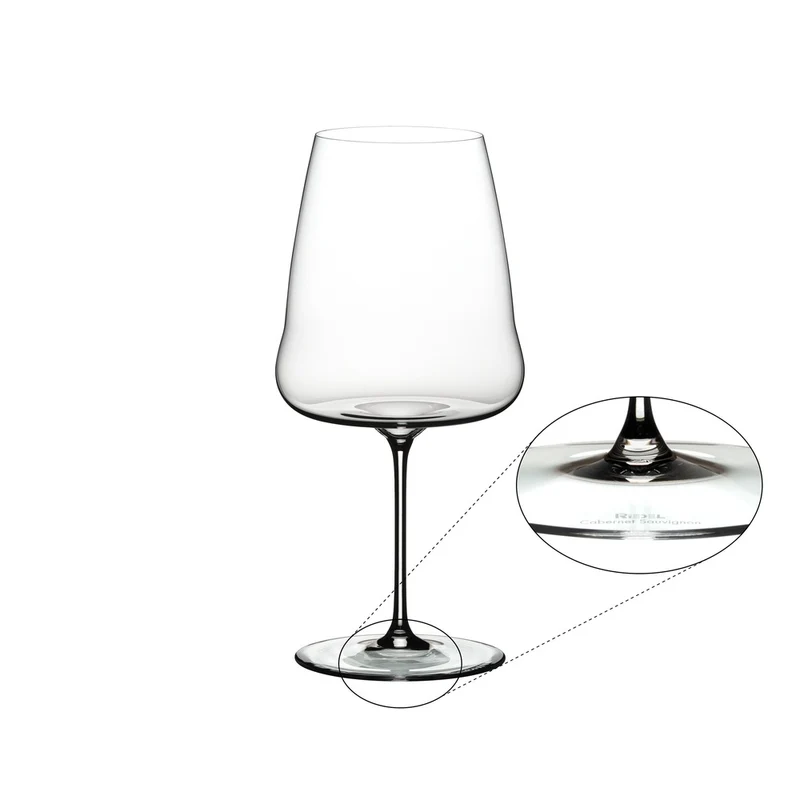100.2 cl - Winewings Calice Vino Rosso Cabernet - Merlot In Vetro - Set 2 Pz