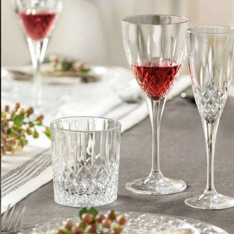 32.2 cl - London Bicchiere Whisky DOF In Vetro Cristallino Luxion Set 6 Pz