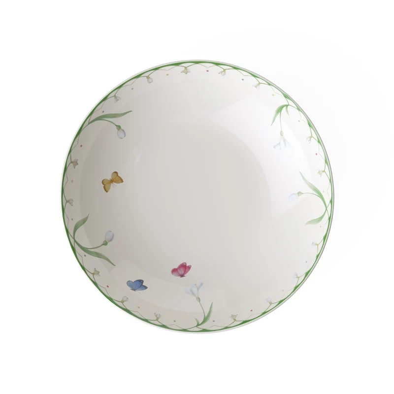 62 cl - Colorful Spring Coppa In Porcellana Premium - Set 6 Pz