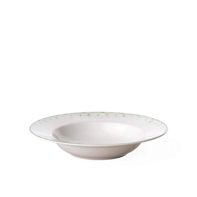 37 cl - Colorful Spring Piatto Fondo In Porcellana Premium - Set 6 Pz