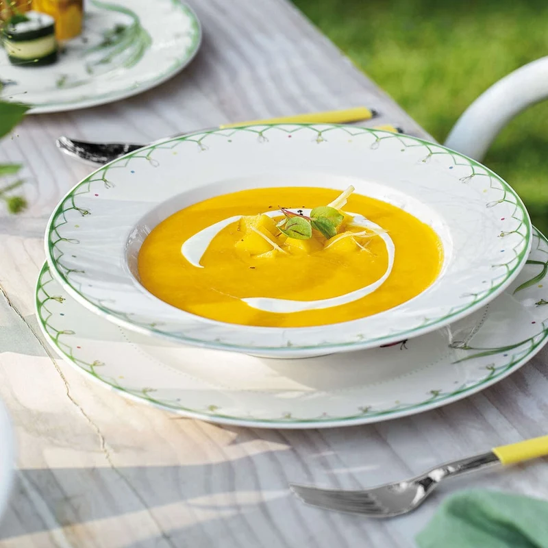 37 cl - Colorful Spring Piatto Fondo In Porcellana Premium - Set 6 Pz