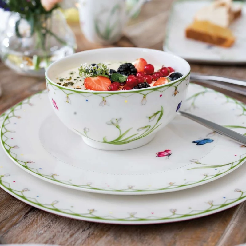 31.9 cm - Colorful Spring Piatto Presentazione Segnaposto In Porcellana Premium