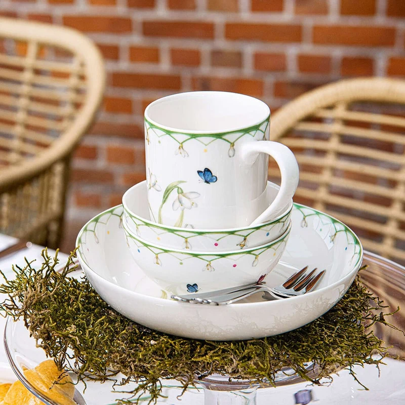 29 cl - Colorful Spring Tazza Mug Con Manico In Porcellana Premium - Set 6 Pz