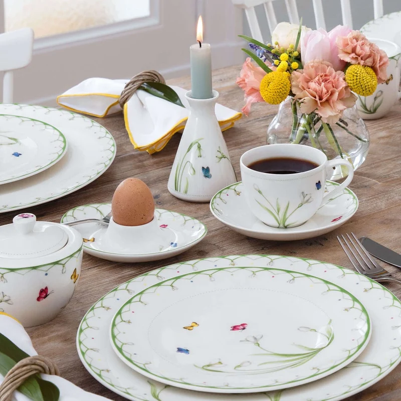 15 cl - Colorful Spring Vaso Candeliere In Porcellana Premium