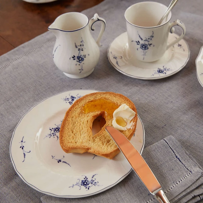 26 cl - Vieux Luxembourg Mug Con Manico In Porcellana Premium - Set 6 Pz