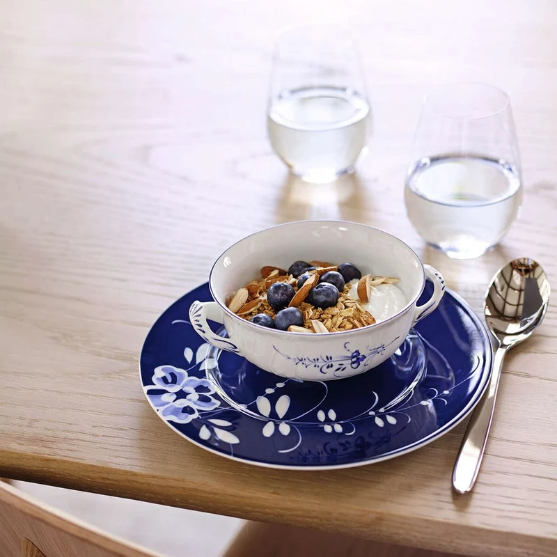 26 cl - Vieux Luxembourg Tazza Brodo In Porcellana Premium - Set 6 Pz